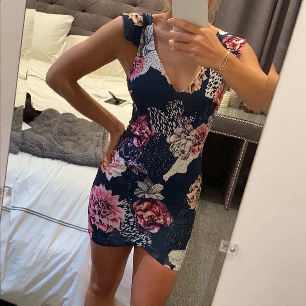 Floral mini dress